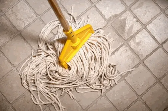 Mopping and Grout Cleaning